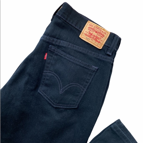 VTG Levi’s 515 Black Denim Bootcut Jeans black 6L - Picture 2 of 7